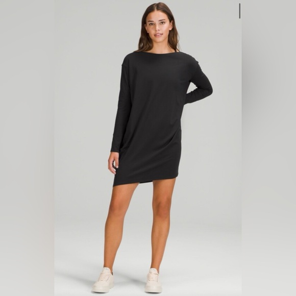 Lululemon Back in Action Long Sleeve Dress - Picture 1 of 9